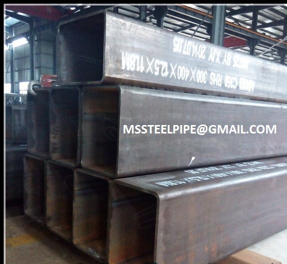Mssp Stock Square Pipe - Carbon Steel, 400 X 400 X 30 Mm, Length: 5 To 12 M, Seamless, Hot Rolled, Varnished, Non-alloy, Astm A 53 106 Gr B