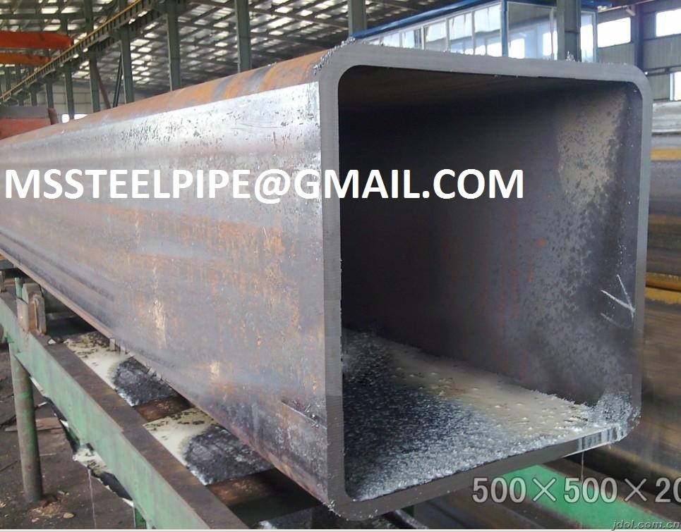 Mssp Stock Square Pipe - Carbon Steel, 400 X 400 X 30 Mm, Length: 5 To 12 M, Seamless, Hot Rolled, Varnished, Non-alloy, Astm A 53 106 Gr B