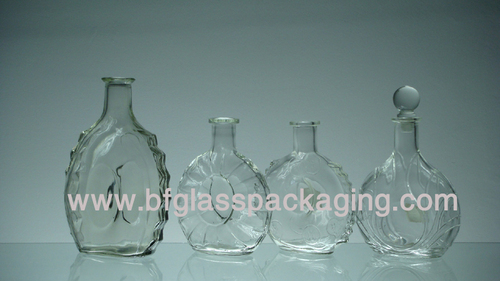 Glass Bottle - Variable Capacity, Diameter, Height | Elegant Design, Durable Glass, Leakproof Seal, Eco-friendly