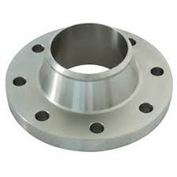Welding Neck Flanges - Stainless Steel, Round, Silver | Industrial Grade, 99% Purity, Galvanized, Easy to Use