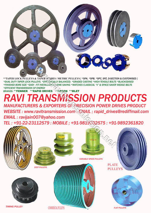 Tapperlock Pulleys