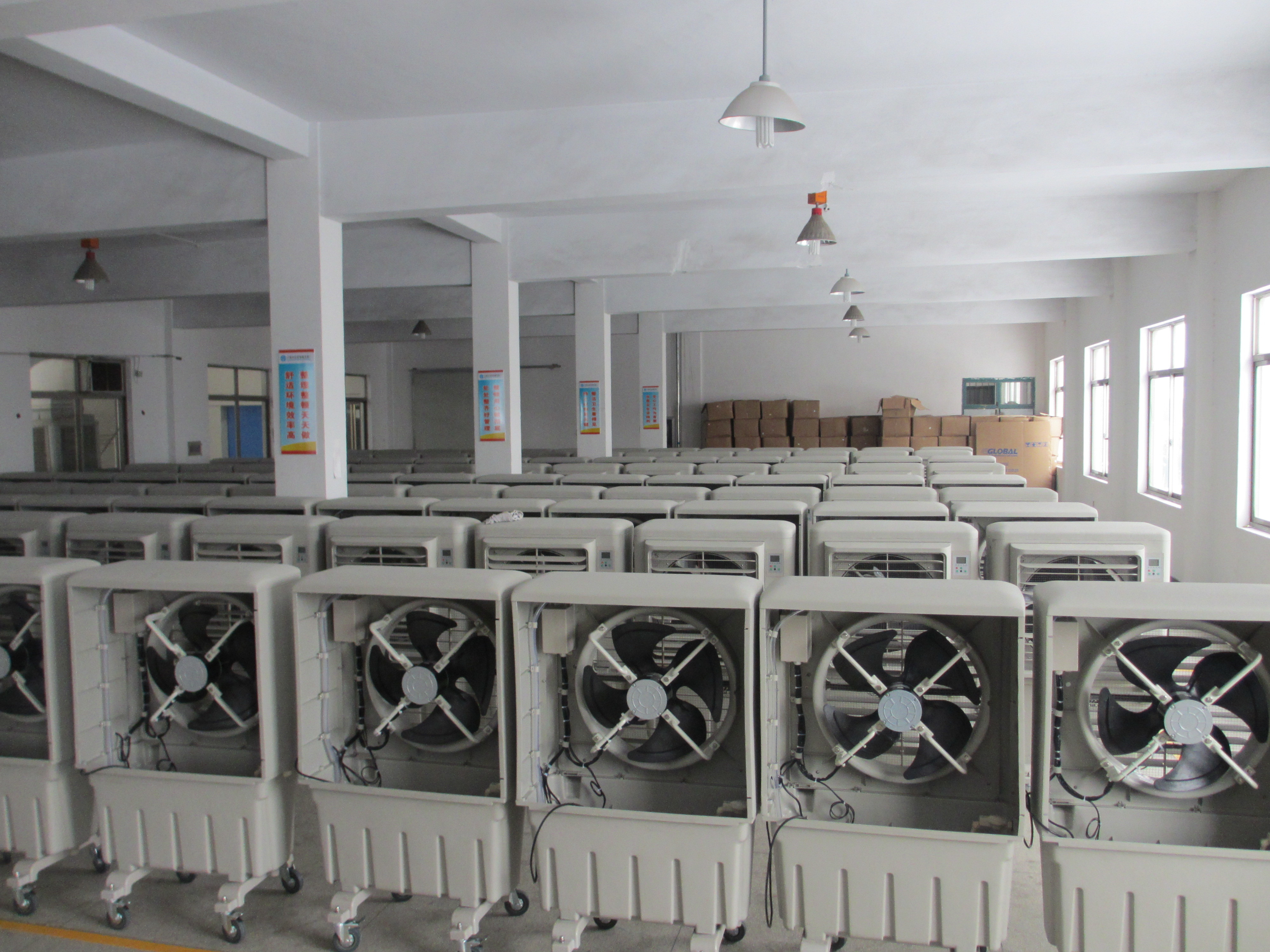 Energy Saving Portable Evaporative Cooler - 6000 M3/h Airflow, 60l Water Tank, 290w Power Consumption, 3-speed Lcd Control, Floor Standing Design, Designed For 30-50m2 Spaces