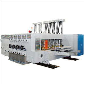 स्वचालित पीएलसी नियंत्रण नालीदार कार्टन फ्लेक्सो प्रिंटर डाई कटर