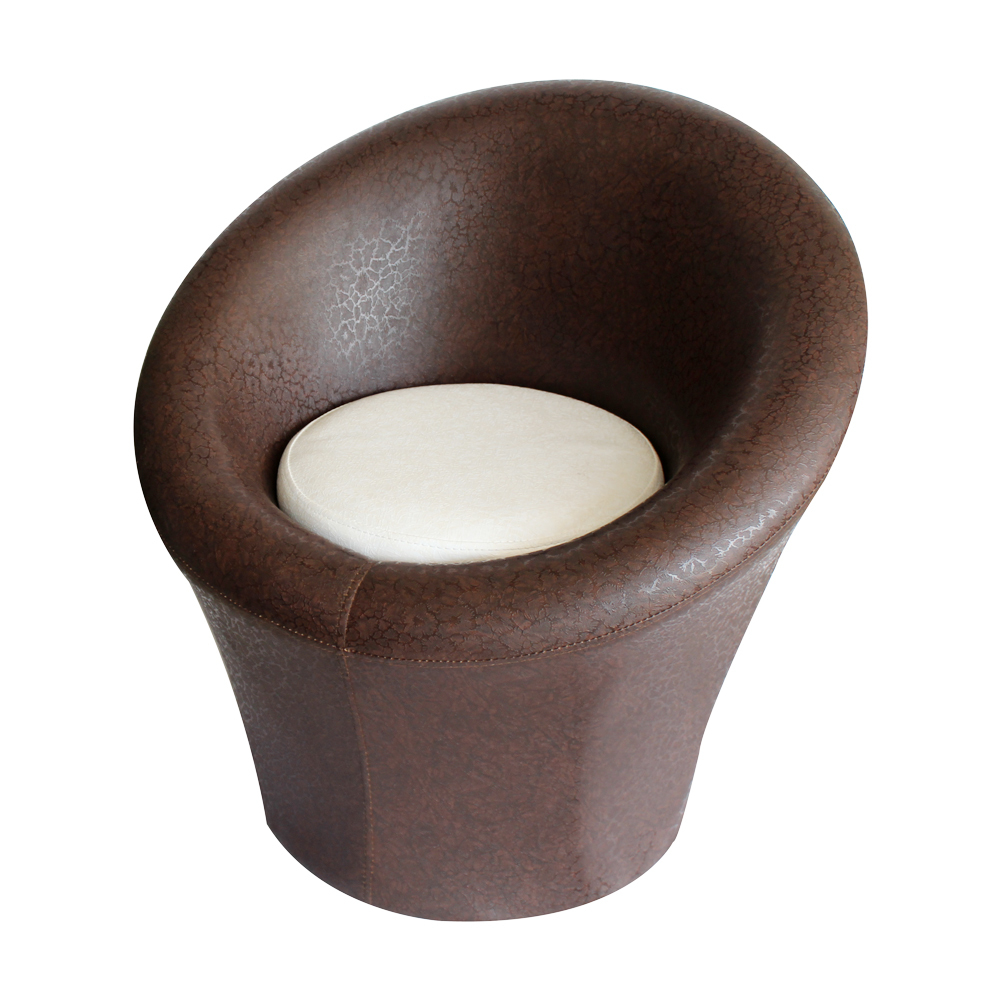 Mavi Unique And Comfortable 1 Seater Leatherette Sofa (Ludo - 2)