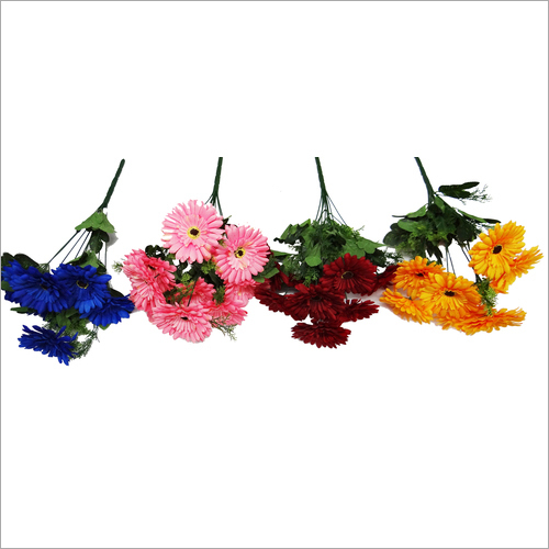 वॉशेबल आर्टिफिशियल गेरब्रा फ्लावर बंच