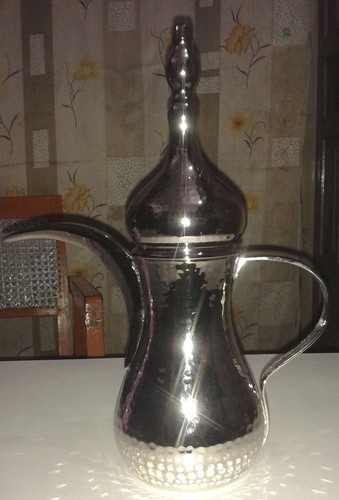 चांदी का पुराना कॉफी पॉट,Hammered