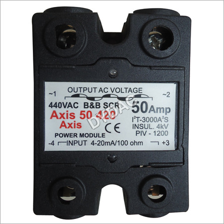 ब्लैक एक्सिस डबल 4-20 मा लीनियर एसएसआर 50 ए