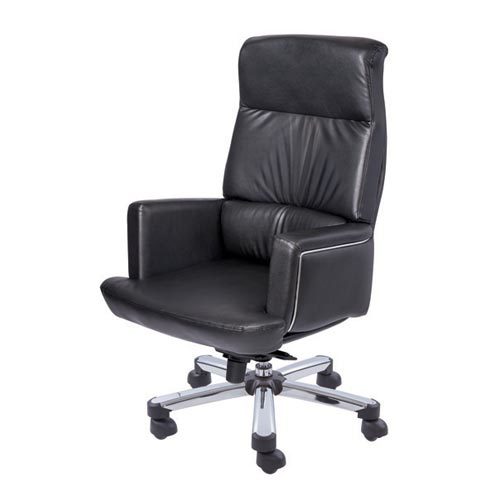 Machine Made Black High Back Chair
