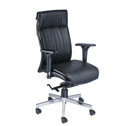 Machine Made Medium Back Chair Black