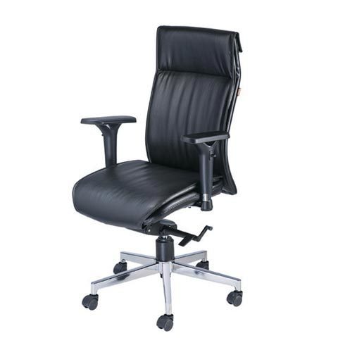 Machine Made Medium Back Chair Black