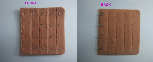 सॉफ्ट माइक्रोफाइबर ब्रा एक्सट्रेंडर 3/4" 4x4