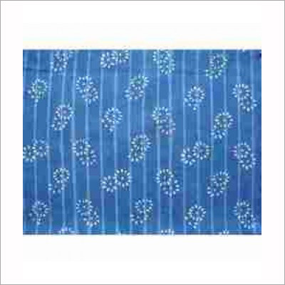 इंडिगो हाथ से ब्लॉक प्रिंट की सूती कपड़ा