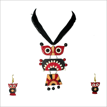 Designer Teracotta Necklace Set
