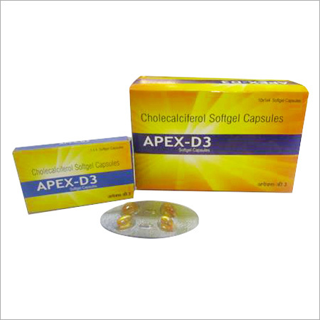 Apex-D3 Capsules Grade: Madical