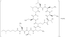 कोलिस्टिन सल्फेट C53h102n16o17s