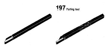 197 / TOOLS स्विस टाइप ऑटोमैटिक (पार्टिंग टूल्स)