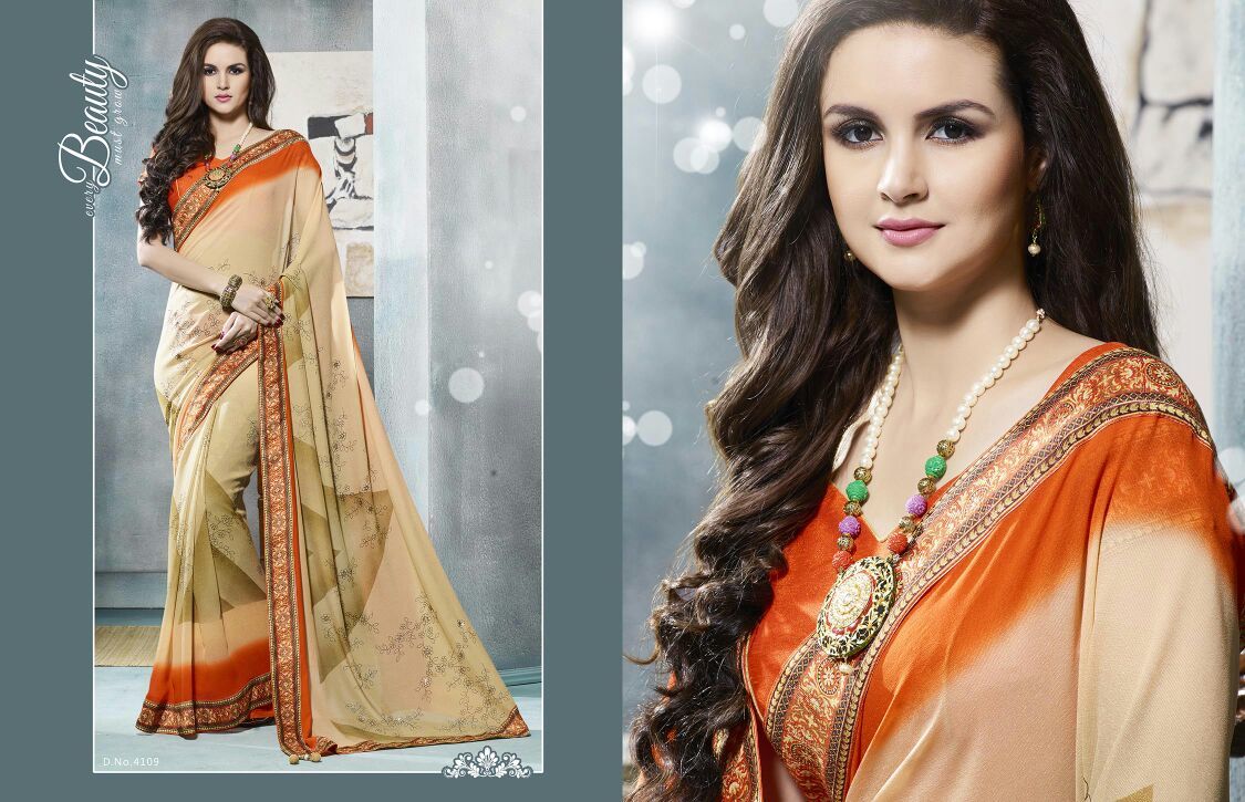 Designer Wear Printed Saree