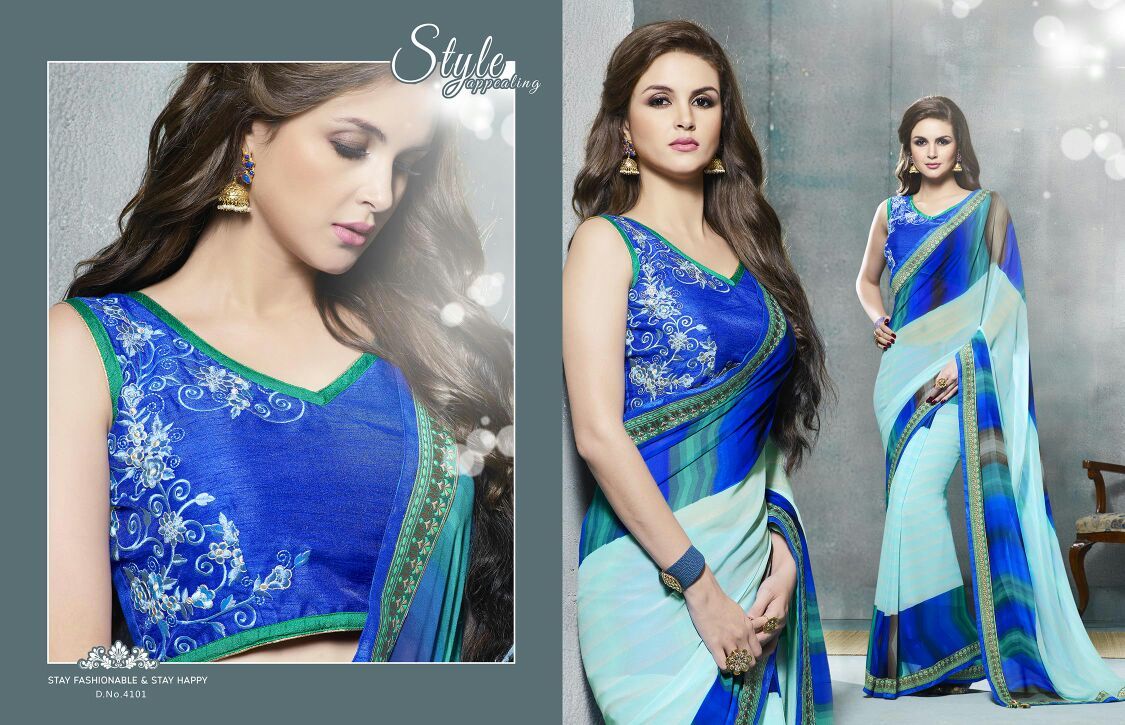 Designer Wear Printed Saree