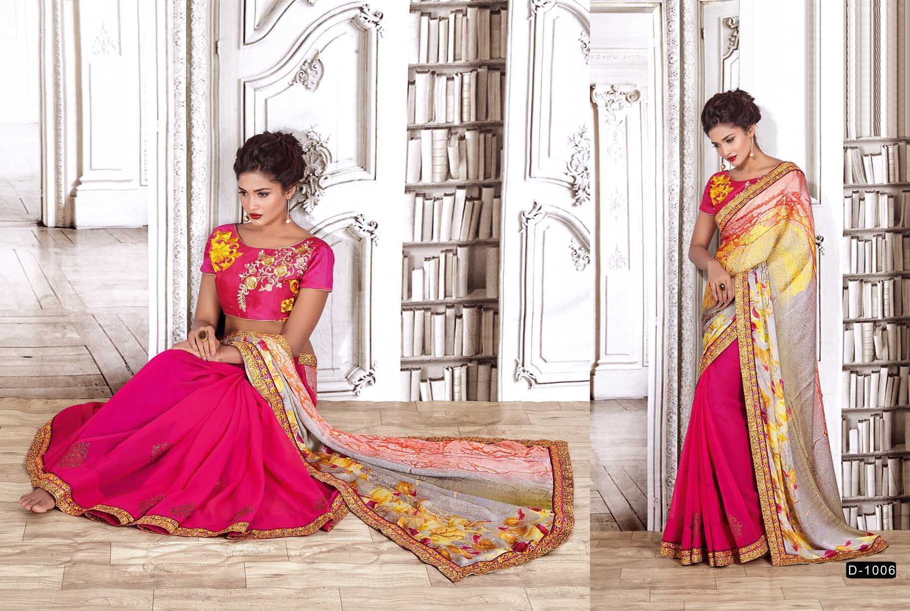 Multi Designer Bollywood Sarees