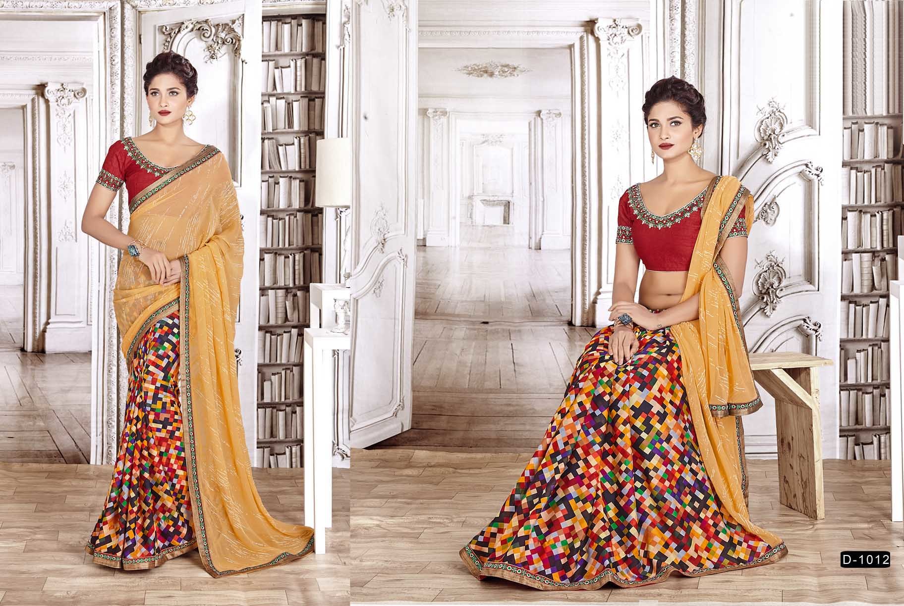 Multi Designer Bollywood Sarees
