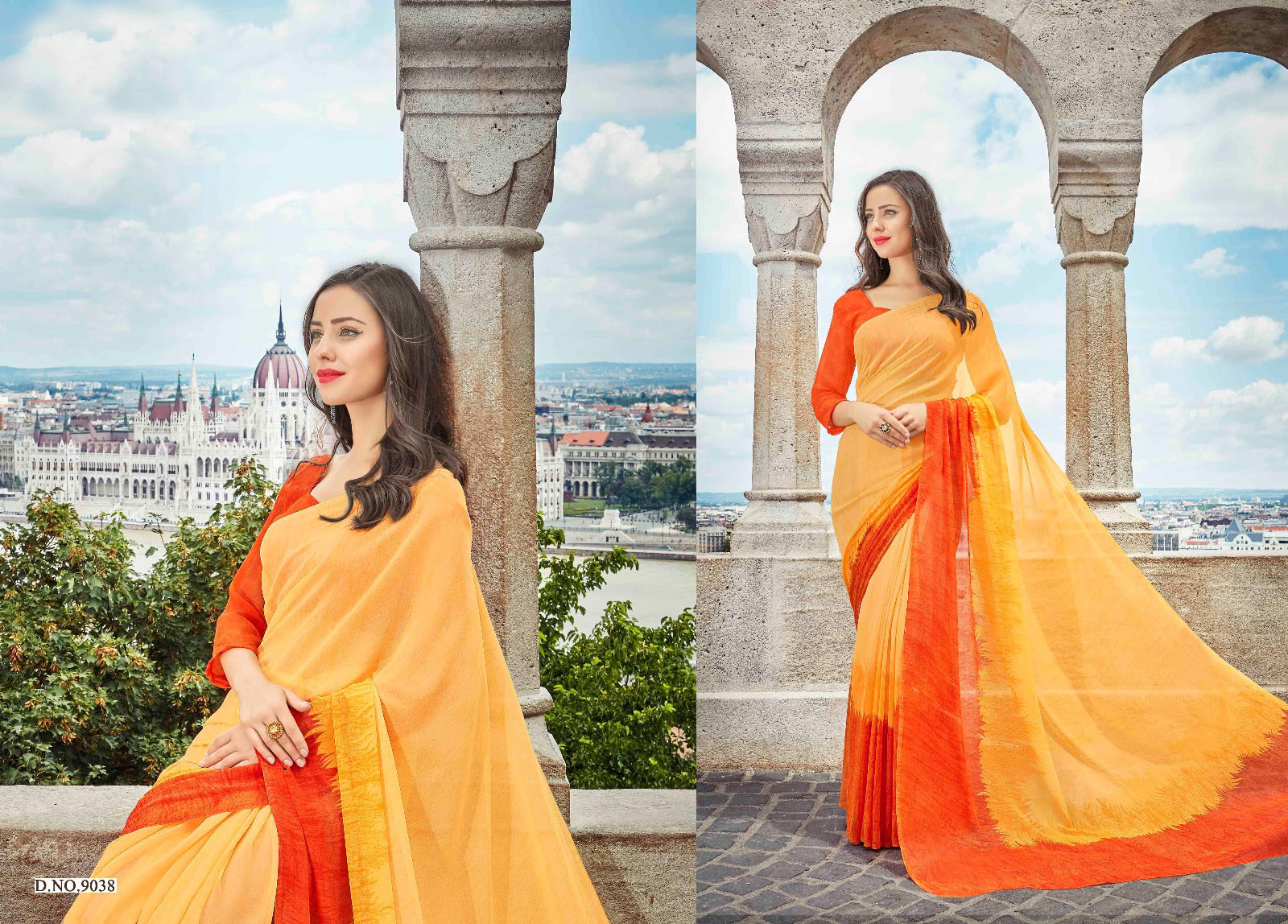 Multi Tussar Silk Saree