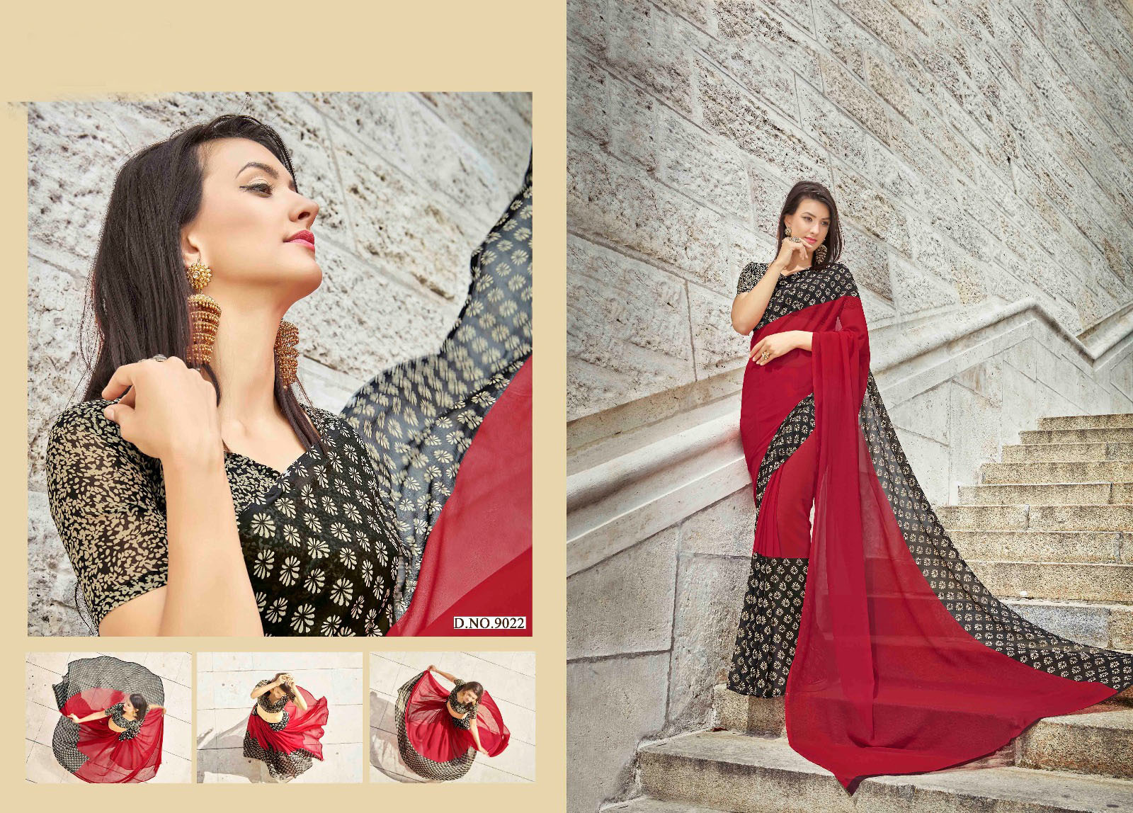 Multi Tussar Silk Saree