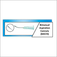 Bimanual Aspiration Cannula