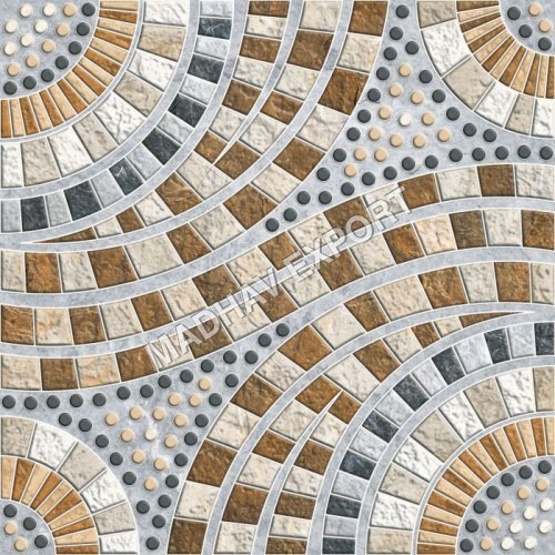 Acid-Resistant Vitrified Parking Tiles