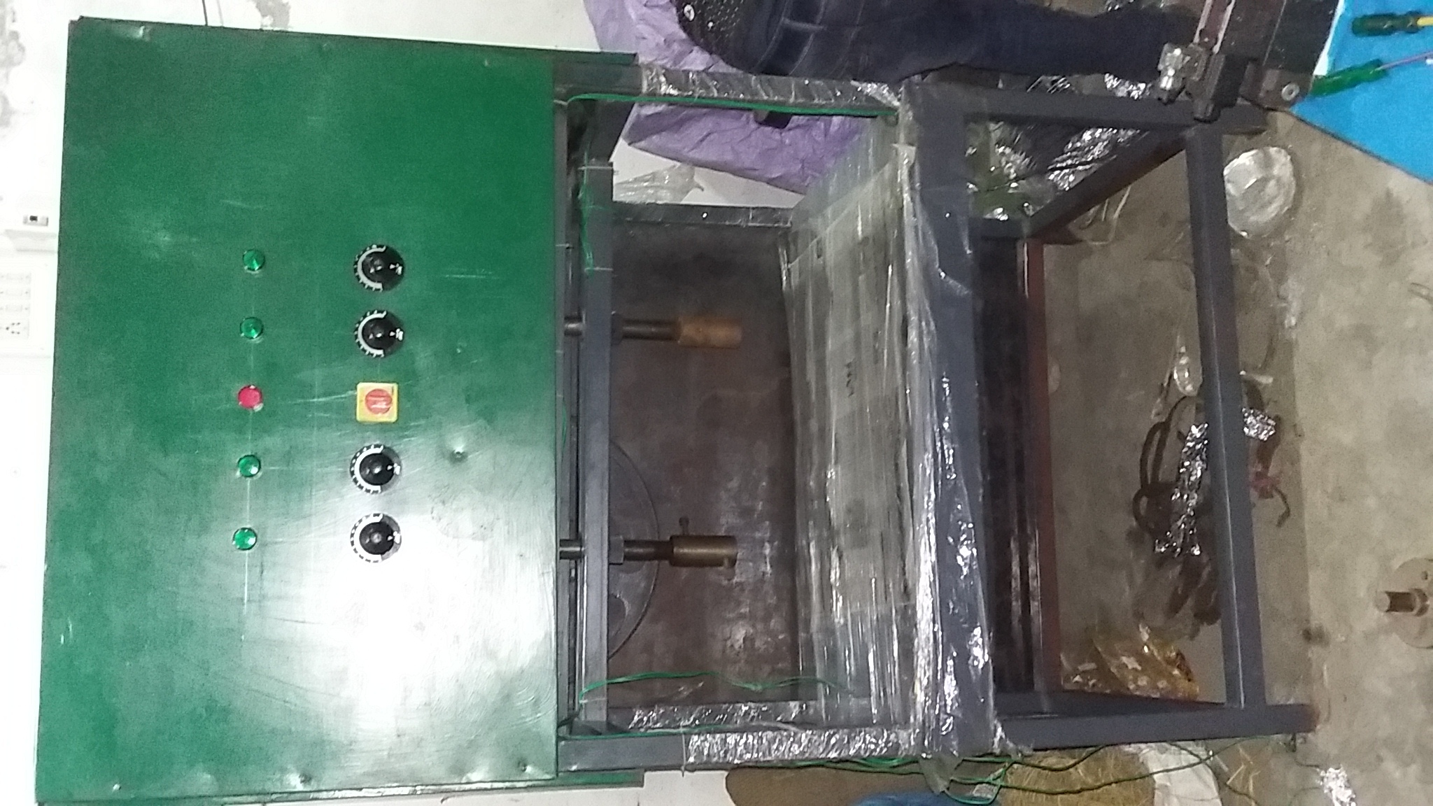 Semiautomatic Double Dye Paper Plate Making Machine