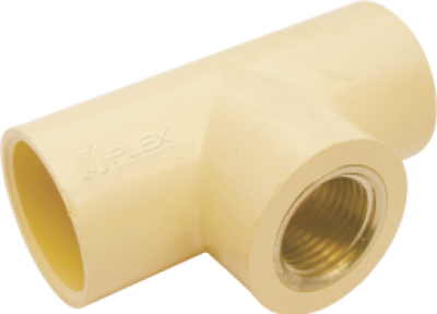 महिला थ्रेडेड टी (पीतल सम्मिलित)