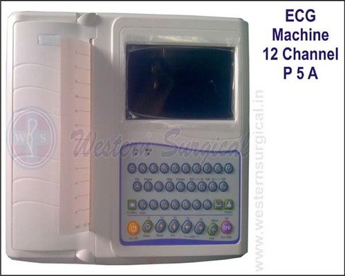 Ecg Machine - 12 Channel | High Precision, User-Friendly Interface, Comprehensive Patient Monitoring