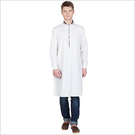 White Cotton Kurta