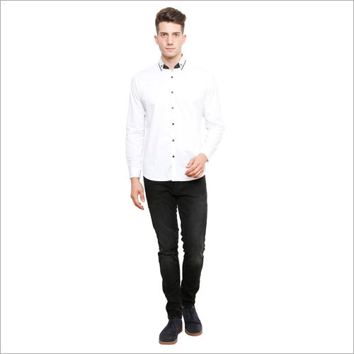 White Designer Collar Shirts