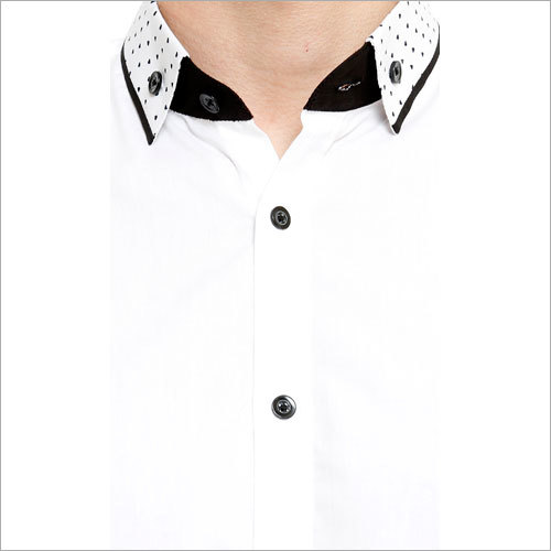White Designer Collar Shirts