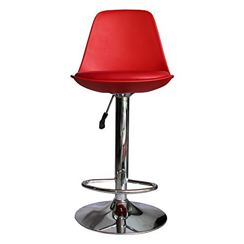 Glossy Bar Chair Red Colour