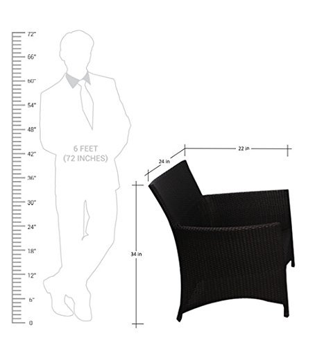 Outdoor Set Black Application: Hotel