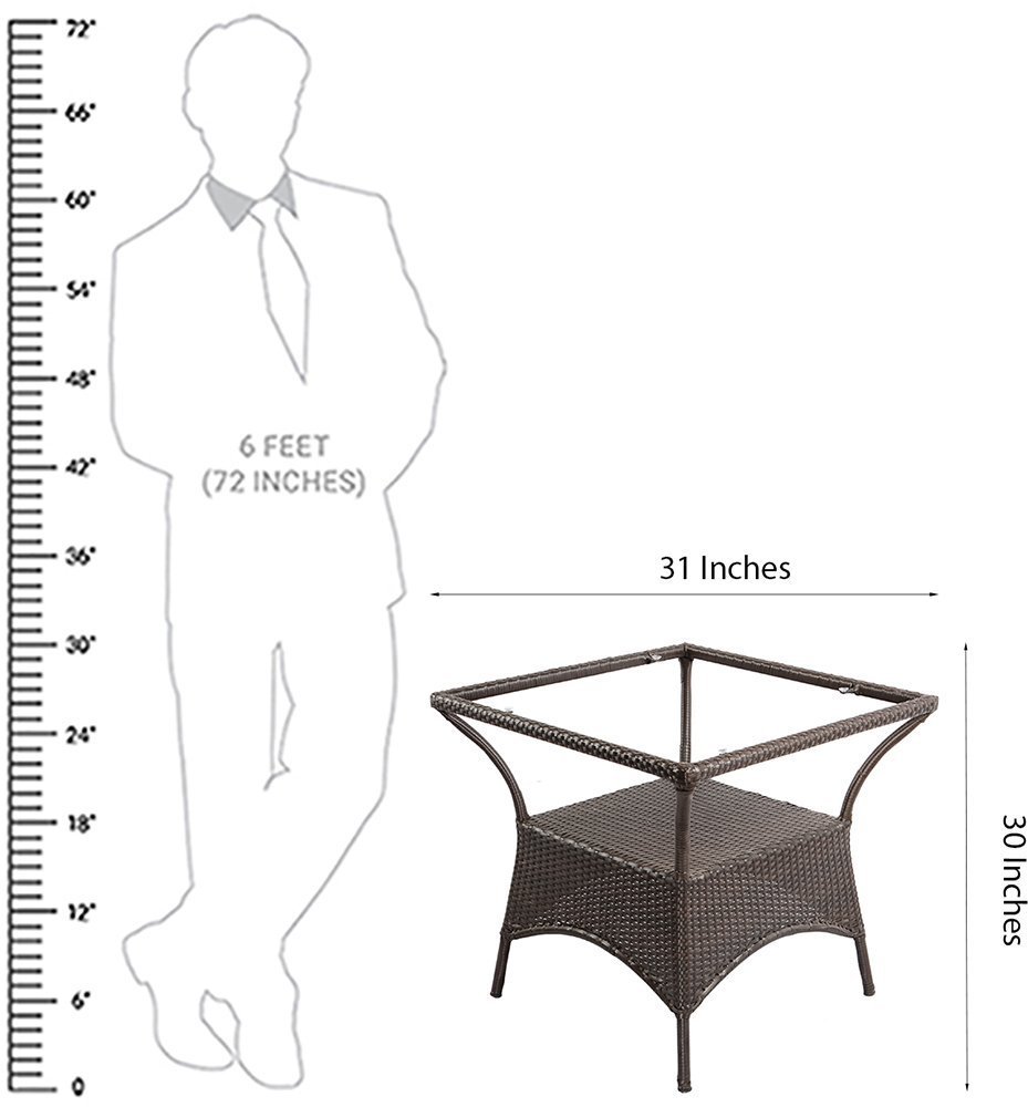 Mavi Outdoor Set Brown