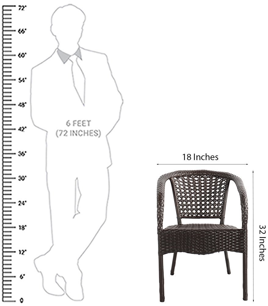 Outdoor Set Brown No Assembly Required