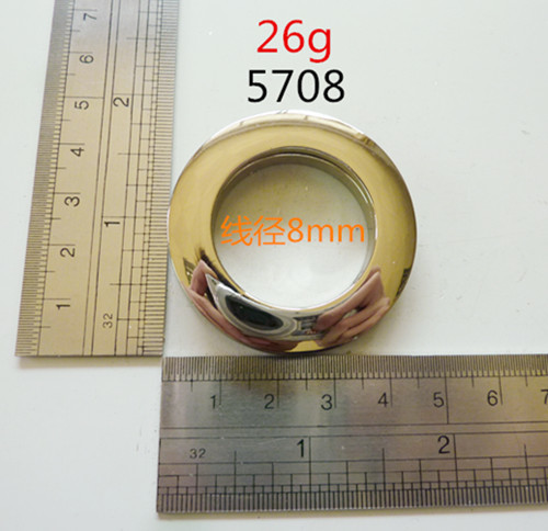 मोटाई 8एमएम ग्रोमेट हैंडबैग गोल्ड शूज़