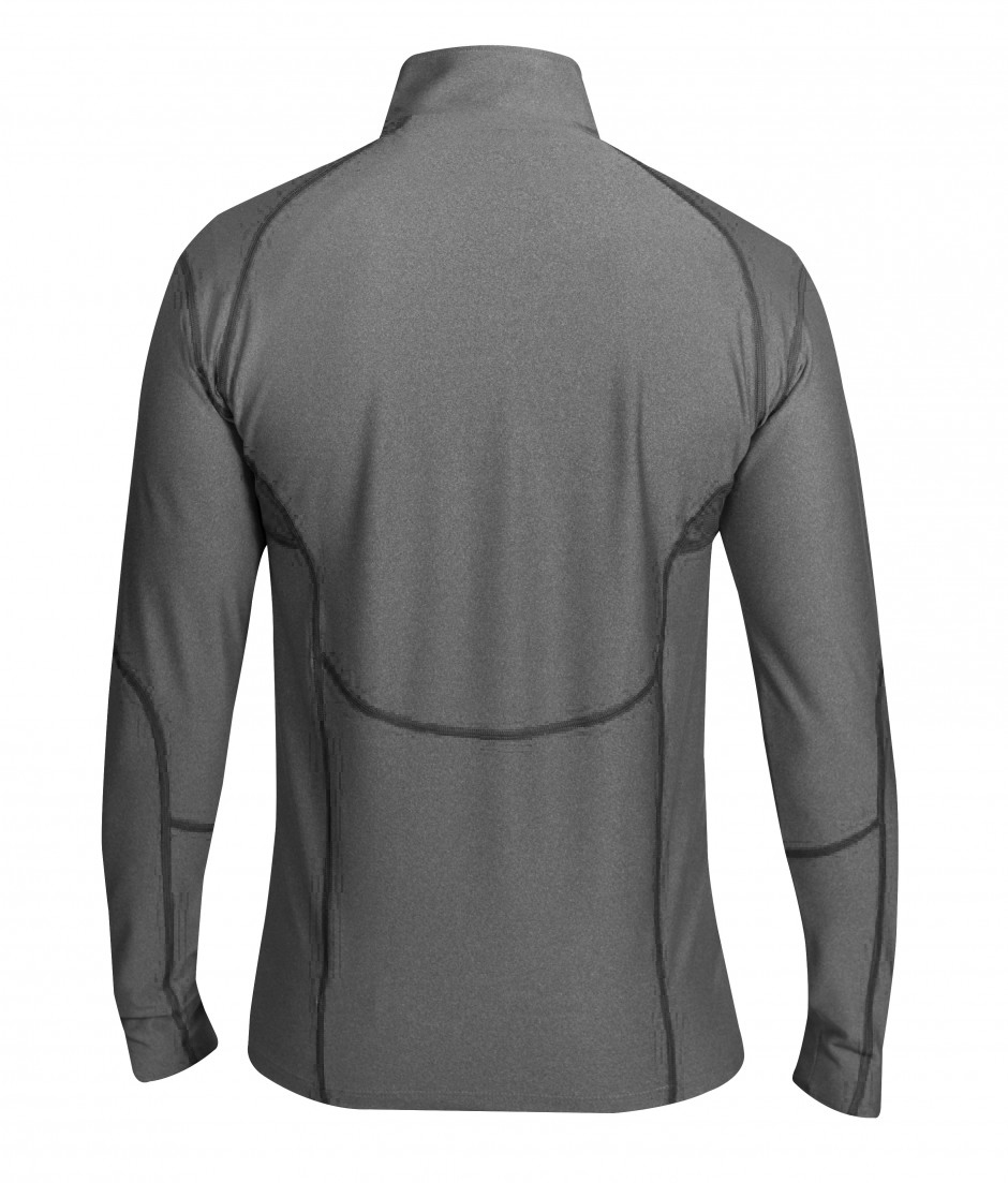 High Neck Compression Top-grey Digit Size: S M L Xl Xxl
