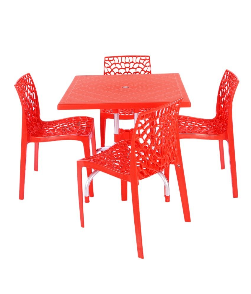 Outdoor Set Red No Assembly Required