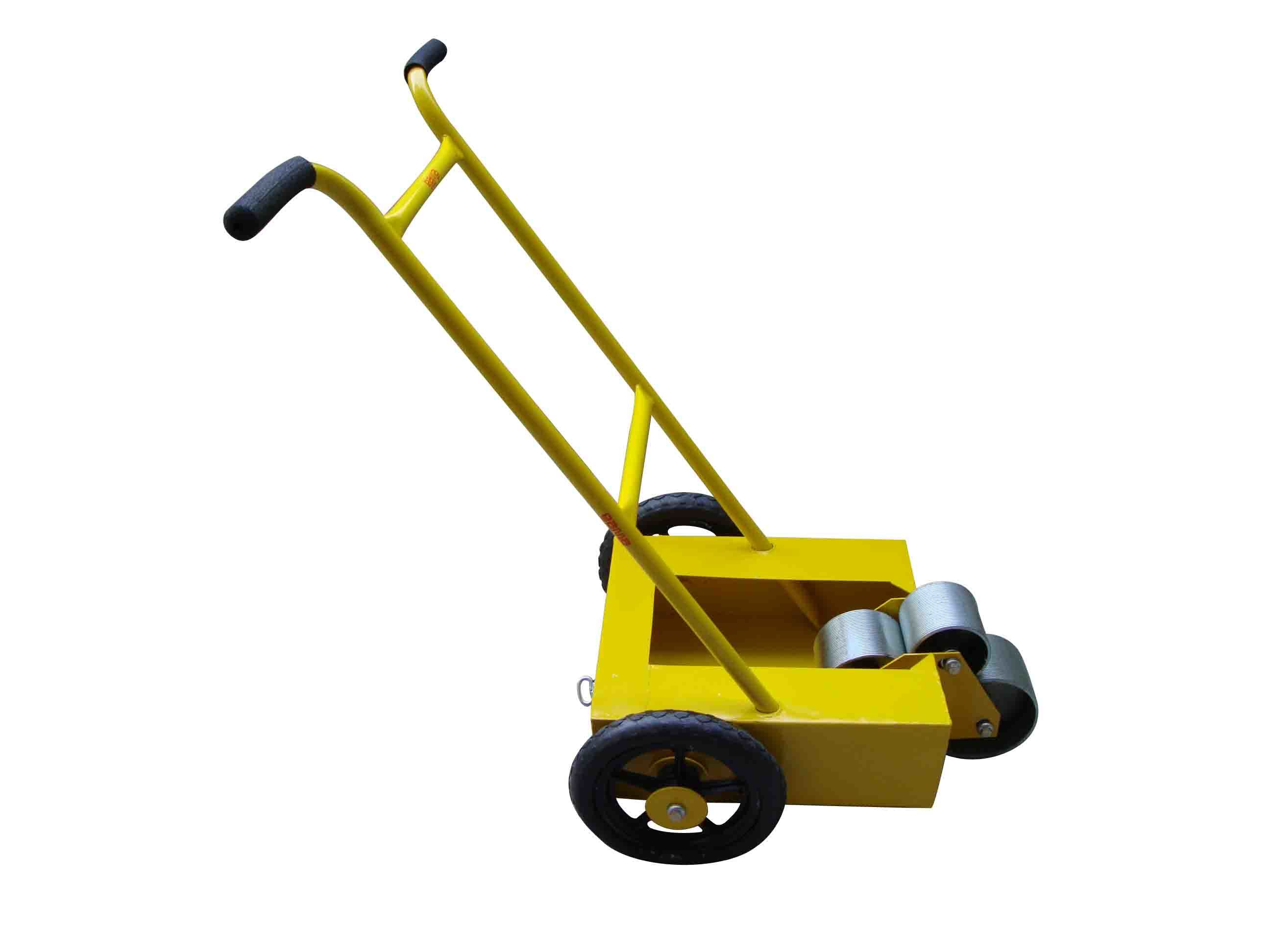 Line Marking Machine - Metal, Compact Shape, Yellow Color | 20l Tank Capacity, 305mm Heavy Duty Rubber Tyred Wheels, Easy-clean Design