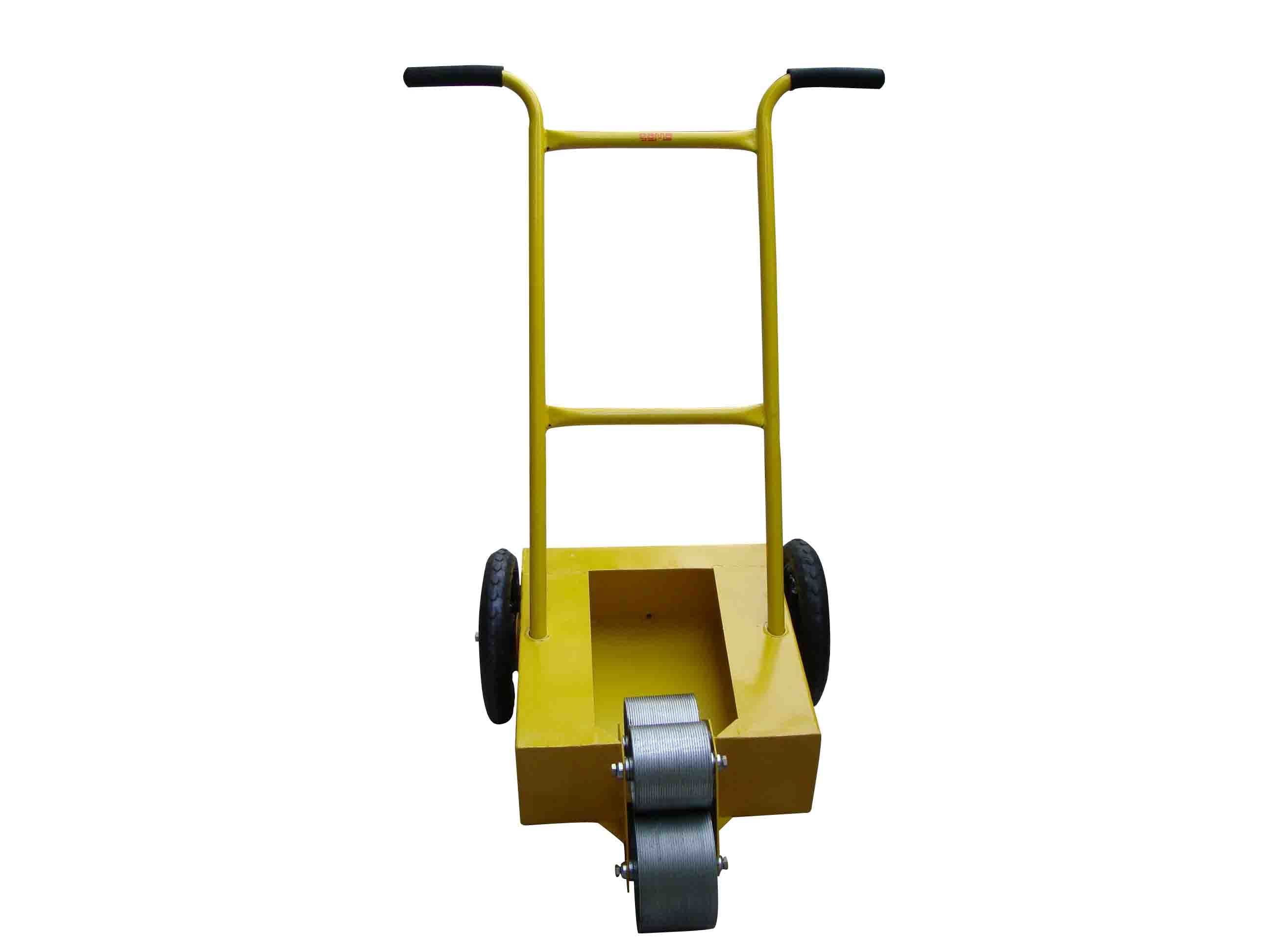 Line Marking Machine - Metal, Compact Shape, Yellow Color | 20l Tank Capacity, 305mm Heavy Duty Rubber Tyred Wheels, Easy-clean Design