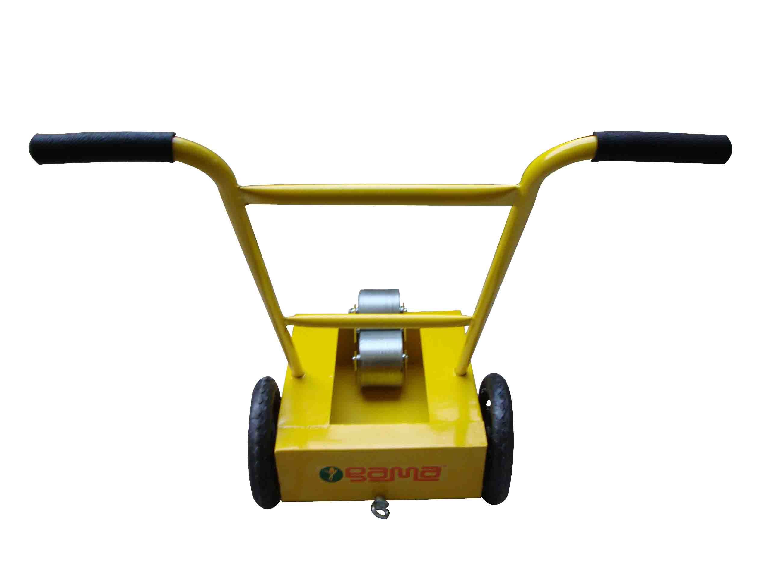 Line Marking Machine - Metal, Compact Shape, Yellow Color | 20l Tank Capacity, 305mm Heavy Duty Rubber Tyred Wheels, Easy-clean Design