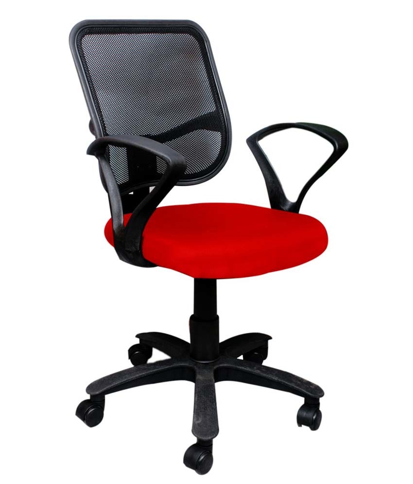 Machine Made Computer Chair Red