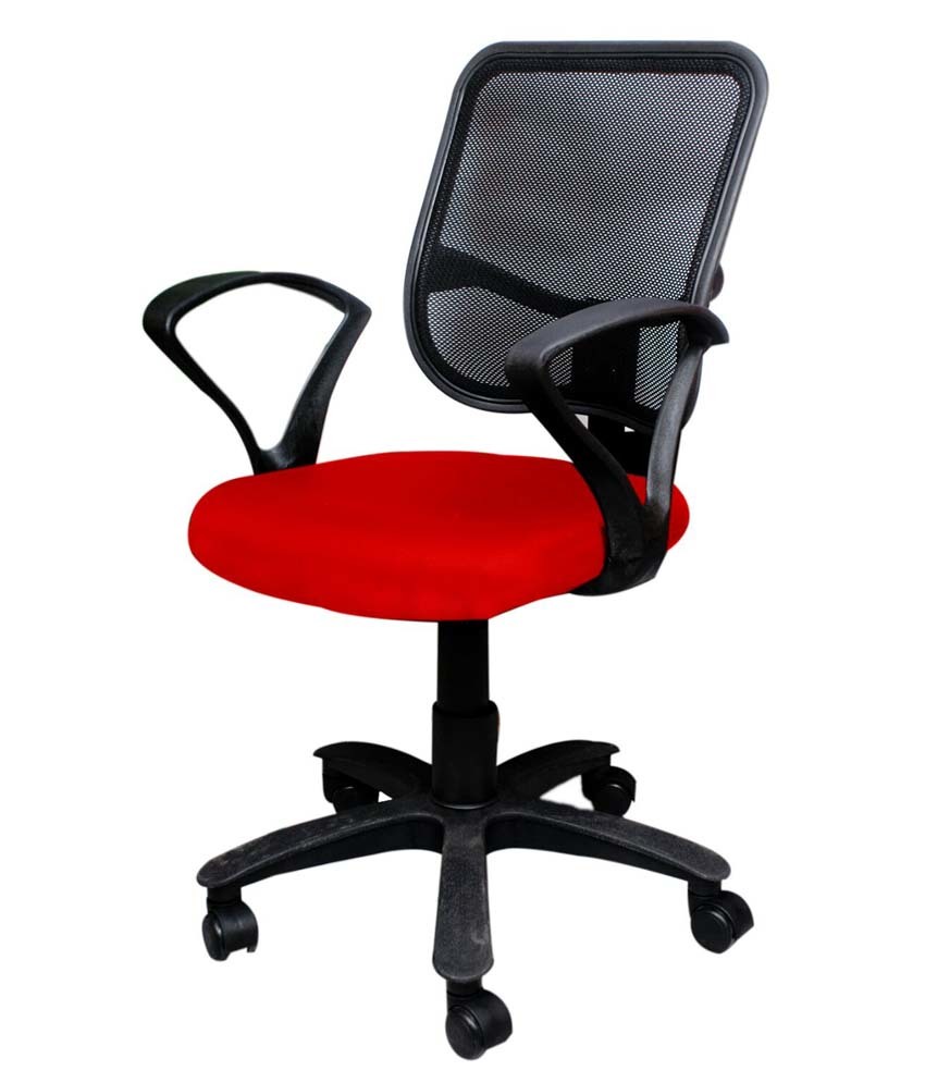 Machine Made Computer Chair Red
