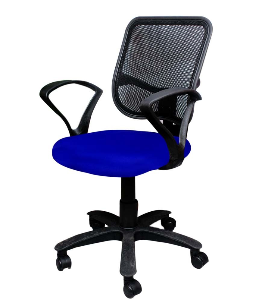 Machine Made Computer Chair Blue