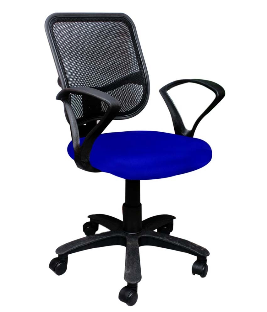 Machine Made Computer Chair Blue
