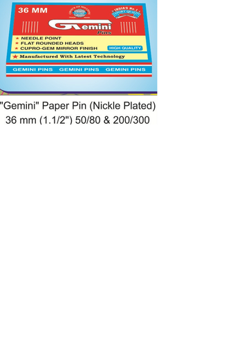 Gemini Paper Pin
