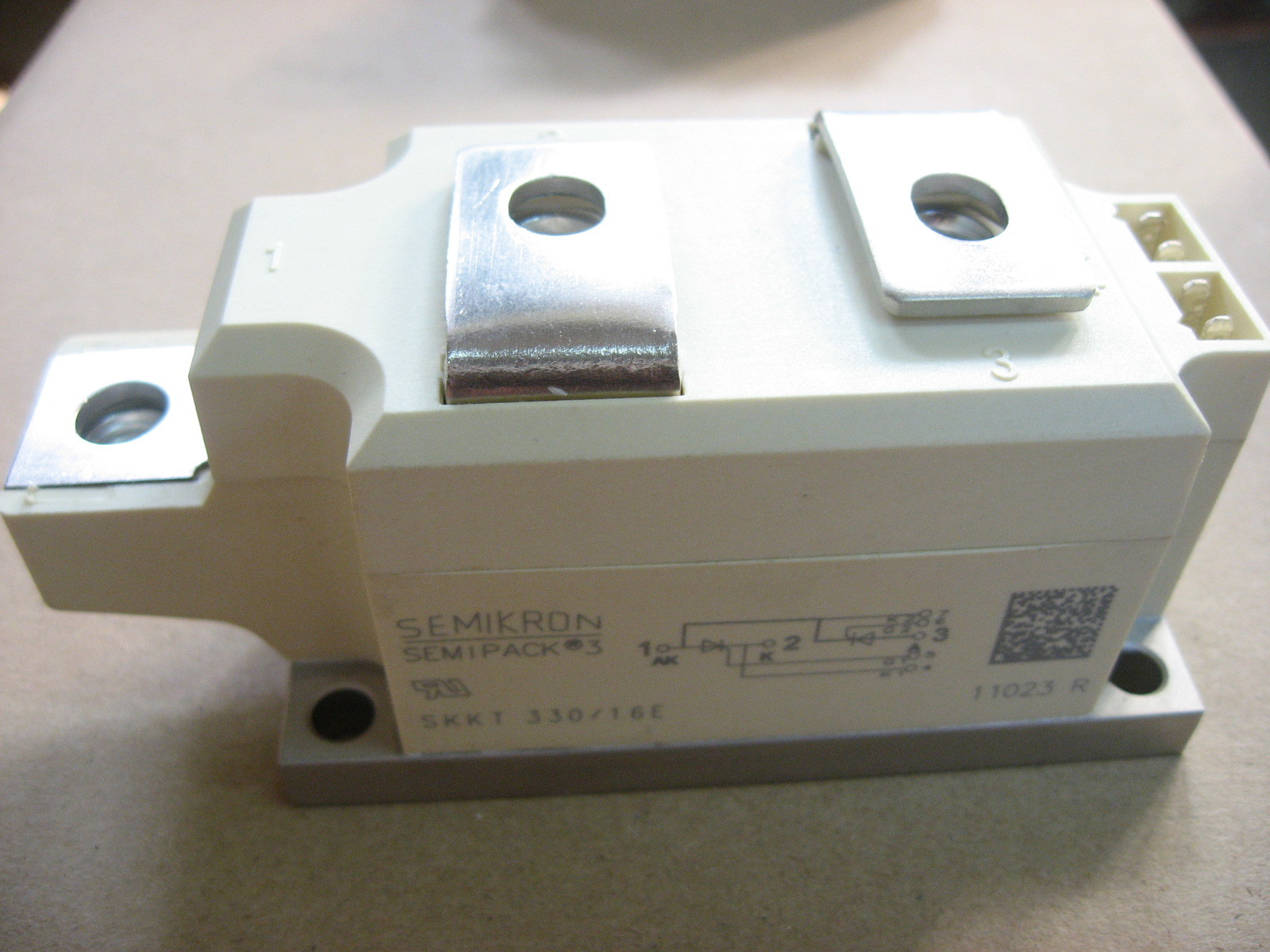 White Semikron Thyristor Module Skkd26/16